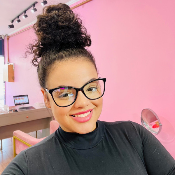 Armação de Óculos Quadrada  PC8470 Preto